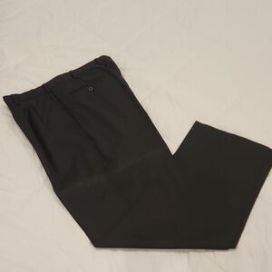 Nordstrom Wool Black Pleated Dress Pants
